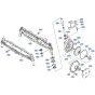 Front Axle (LH) Assembly for Kubota GR2120 Lawn Tractor