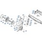 Front Axle (RH) Assembly for Kubota GR2120 Lawn Tractor