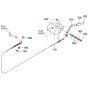 Accelerator Lever Assembly for Kubota GR2120 Lawn Tractor