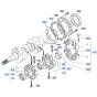 Main Bearing Case Assembly for Kubota GR2120-II Lawn Tractor