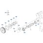 Fuel Camshaft Assembly for Kubota GR2120-II Lawn Tractor