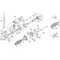 Starter Assembly for Kubota GR2120-II Lawn Tractor