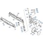 Front Axle (Left) Assembly for Kubota GR2120-II Lawn Tractor