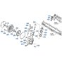 Front Axle (Right) Assembly for Kubota GR2120-II Lawn Tractor