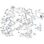 Frame Assembly for Kubota GR2120-II Lawn Tractor