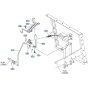 Clutch Control Lever Assembly for Kubota GR2120-II Lawn Tractor