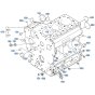 Crankcase Assembly for Kubota GR2120-II Lawn Tractor
