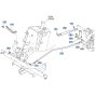 Speed Change Pedal Assembly for Kubota T1880 Lawn Tractor