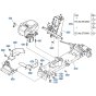 Frame Assembly for Kubota T2080 Lawn Tractor