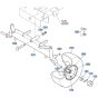 Front Axle Assembly for Kubota T2380 Lawn Tractor