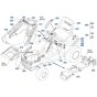 Decals for Kubota T2380 Lawn Tractor