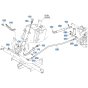 Speed Change Pedal Assembly for Kubota T2380 Lawn Tractor