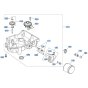 Oil Pan Assembly for Kubota T2380 Lawn Tractor