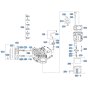 Cylinder Head Assembly for Kubota T2380 Lawn Tractor