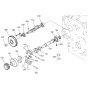 Fuel Camshaft Assembly for Kubota V1505-E4B Engine