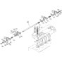 Rocker Arm Assembly for Kubota V1505-EB Engine