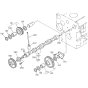 Camshaft Assembly for Kubota V1505-EB Engine