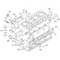 Crankcase Assembly for Kubota V2003-T-E2B Engine