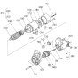 Starter Assembly for Kubota V2003-T-E2B Engine