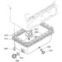 Oil Pan Assembly for Kubota V2003-T-E2B Engine