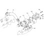 Turbocharger Assembly for Kubota V2003-T-E2B Engine