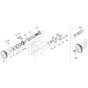 Fuel Camshaft Assembly for Kubota V2003-T-E2B Engine