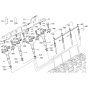 Glow Plug Assembly for Kubota V2403-CR-E5B Engine