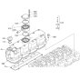 Head Cover Assembly for Kubota V2403-CR-E5B Engine
