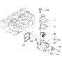 Water Flange Assembly for Kubota V2607-CR-E5B Engine