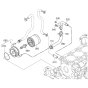 Oil Cooler Assembly for Kubota V2607-CR-E5B Engine