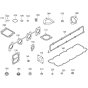 Upper Gasket Kit Assembly for Kubota V2607-CR-E5B Engine