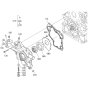 Front Cover Assembly for Kubota V2607-CR-E5B Engine