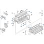 Crankcase Assembly for Kubota V2607-CR-T-E5 Engine