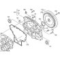 Flywheel Assembly for Kubota V2607-DI-T-E3B Engine