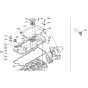 Head Cover Assembly for Kubota V2607-DI-T-E3B Engine