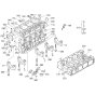 Crankcase Assembly for Kubota V3600-T-E3B Engine