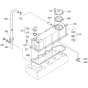 Head Cover Assembly for Kubota V3600-T-E3B Engine