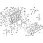Crankcase Assembly for Kubota V3800-CR-TI-E4B Engine