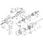 Starter Assembly for Kubota V3800-CR-TI-E4B Engine