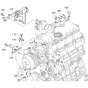 Wire Harness Bracket Assembly for Kubota V3800-CR-TI-E4B Engine