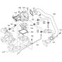 EGR Valve Assembly for Kubota V3800-CR-TI-E4B Engine