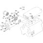 Oil Cooler Assembly for Kubota V3800DI-T-E2B Engine