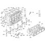 Crankcase Assembly for Kubota V3800DI-T-E3B Engine