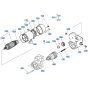 Starter Assembly for Kubota ZD1011 Zero-Turn Mower