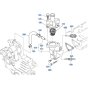 Water Flange Assembly for Kubota ZD1011 Zero-Turn Mower