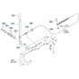 Accelerator Lever Assembly for Kubota ZD1011 Zero-Turn Mower