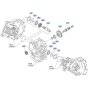 Input Shaft Assembly for Kubota ZD1011 Zero-Turn Mower
