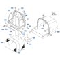 Bonnet Assembly for Kubota ZD1211 Zero-Turn Mower