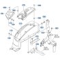 Fender (Right) Assembly for Kubota ZD1211 Zero-Turn Mower