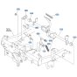 Parking Brake Assembly for Kubota ZD1211-3 Zero-Turn Mower